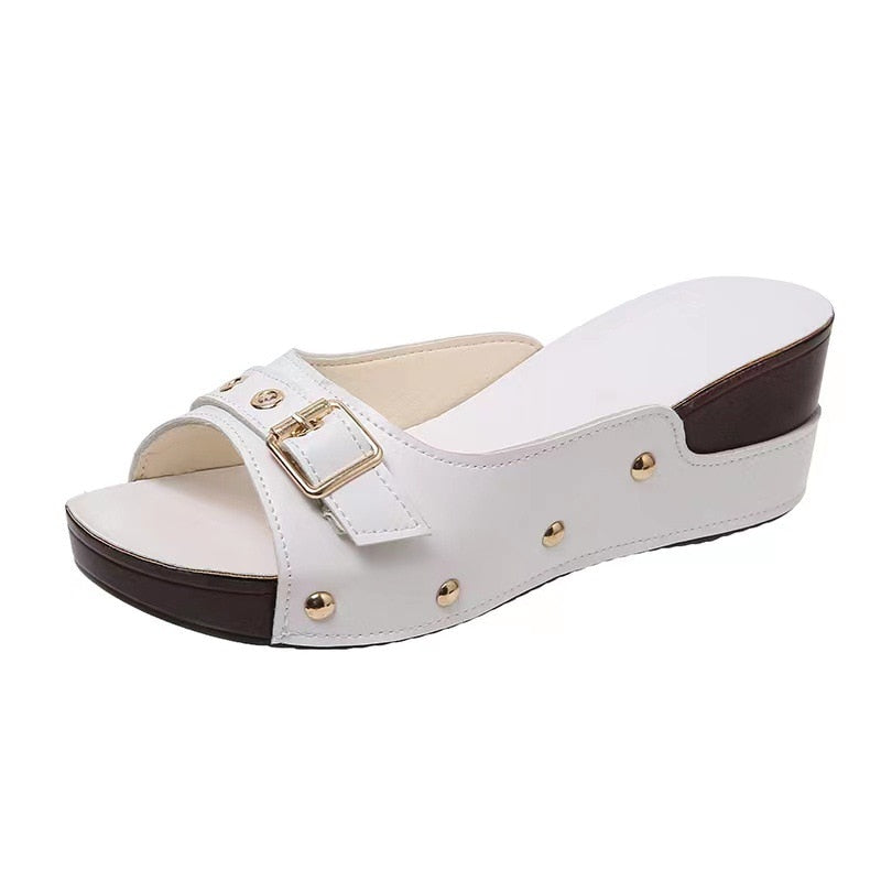 Funki Findz | Shoes | Women's Flat Slip On Slides | Sandals