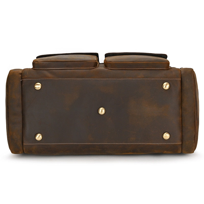 Funki Findz | Bags | Travel Bags | Men's Leather Overnight Bag
