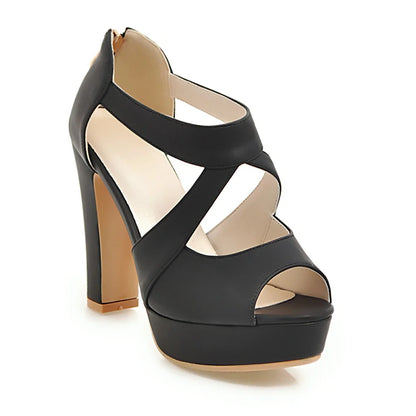 Funki Findz | Shoes | Women's Block Heel High Platform Sandal