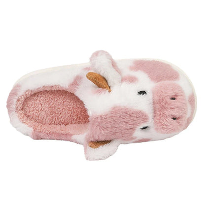 Funki Findz | Shoes | Women's Warm Cartoon Cow Slippers
