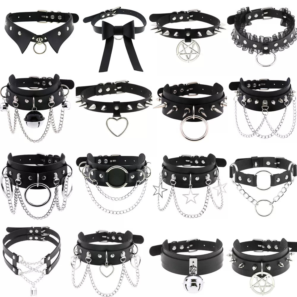 Funki Findz | Necklaces | Women's Punk Goth Choker Necklaces