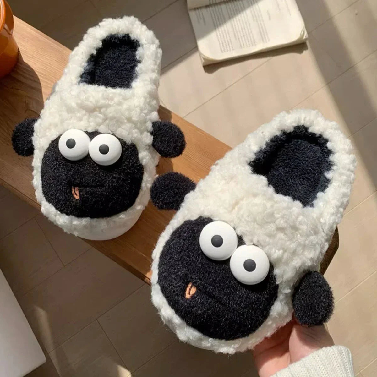 Funki Findz | Shoes | Women's Cute Little Sheep Cotton Slippers