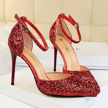 Funki Findz | Shoes | Women's Sparkly Glitter Wedding Sandals