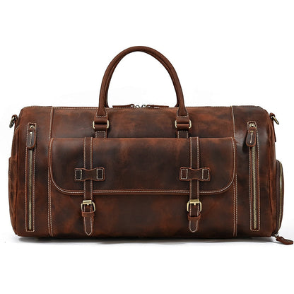 Funki Findz | Bags | Travel Bags | Men's Leather Overnight Bag