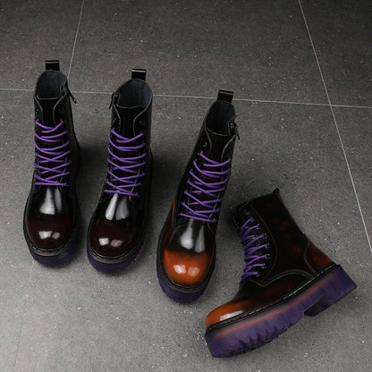 Funki Findz | Boots | Men's Women's 8-Hole Real Leather Boots