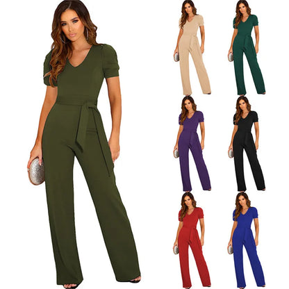 Funki Findz | Pants | Women's Elegant Wide Leg Dress Pantsuit