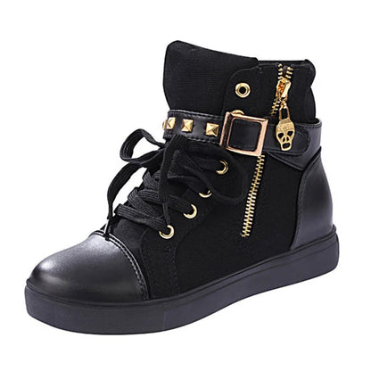 Funki Findz | Boots | Women's Zip Buckle Ankle Boot Sneakers