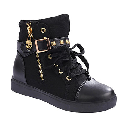 Funki Findz | Boots | Women's Zip Buckle Ankle Boot Sneakers