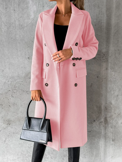 Funki Findz | Jackets | Women's Double Breasted Long Overcoat