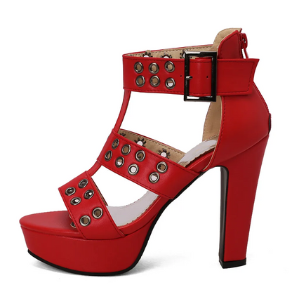 Funki Findz | Shoes | Women's High Gladiator Platform Sandals