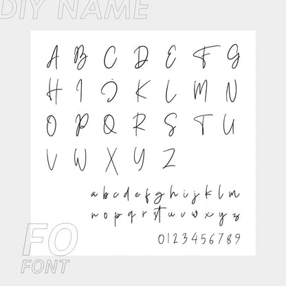 Funki Findz | Earrings | Custom Name Initial Vertical Drop Earring