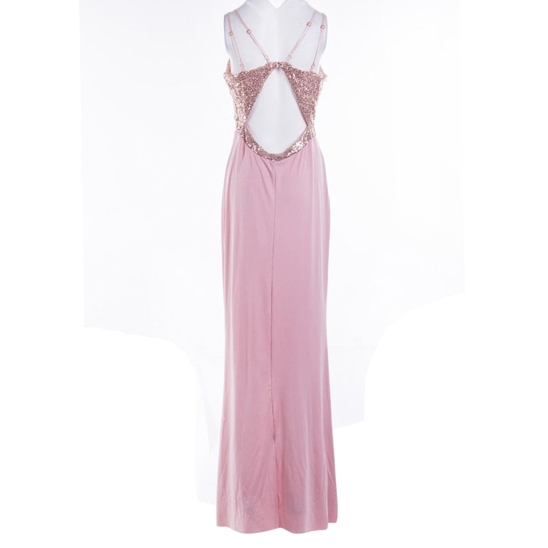 Funki Findz | Dresses | Women's Long Sequin Prom Party Dress