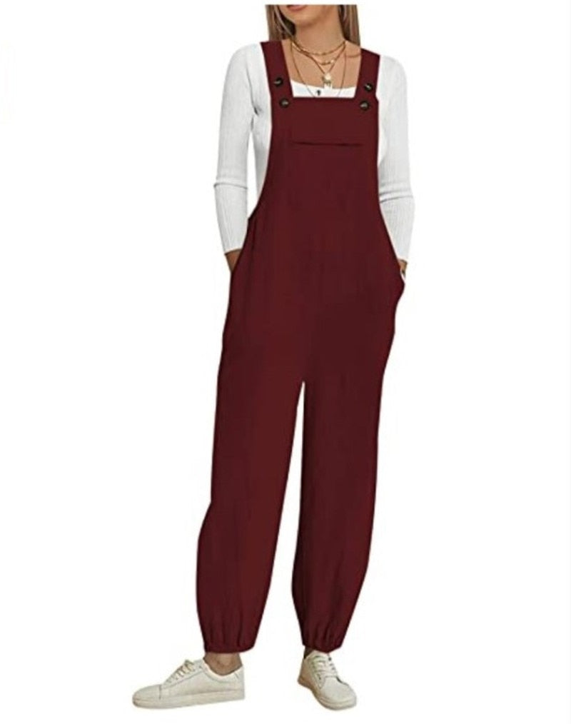 Funki Findz | Pants | Women's Wide Leg Casual Overall Rompers