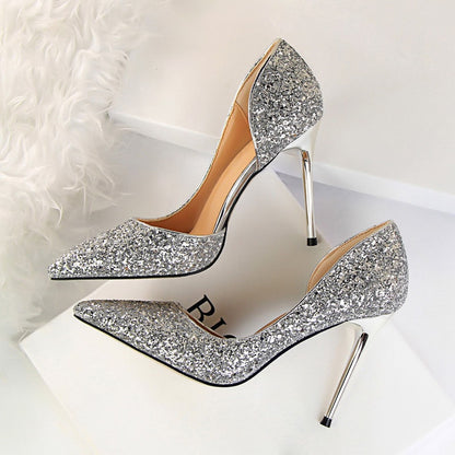 Funki Findz | Shoes | Women's Elegant Glitter Wedding Shoes
