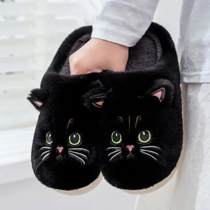 Funki Findz | Shoes | Women's Cute Cozy Cartoon Cat Slippers