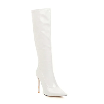 Funki Findz | Boots | Women's Sexy High Zipper Stiletto Boots