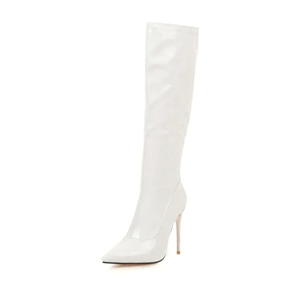 Funki Findz | Boots | Women's Sexy High Zipper Stiletto Boots
