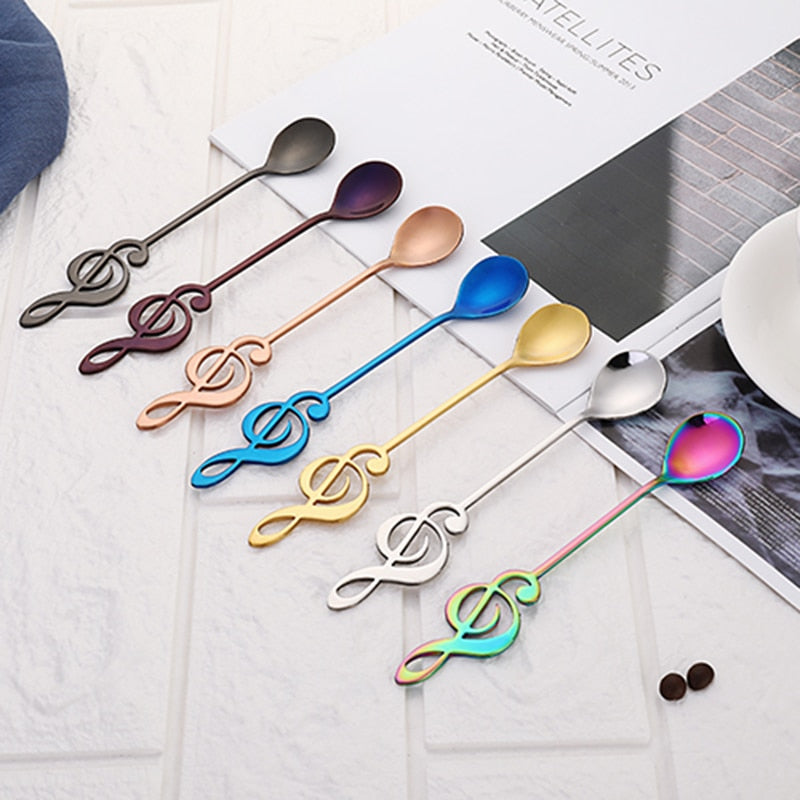 Funki Findz | Spoons | Musical Note Coffee Spoons | 1/3/5/10 Pcs