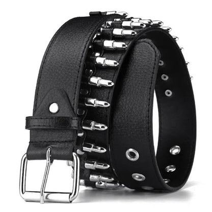 Funki Findz | Belts | Unisex Hollow Bullet Shape Decoration Belt