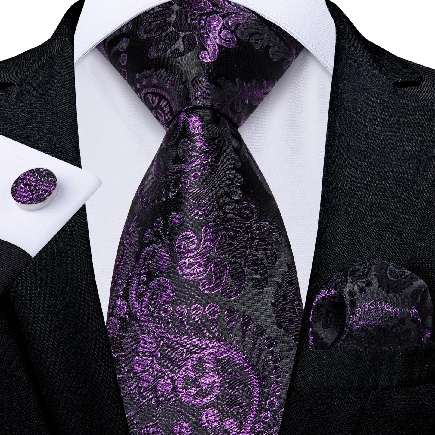 Funki Findz | Neck Ties | Men's Luxury 3Pcs Formal Tie Sets