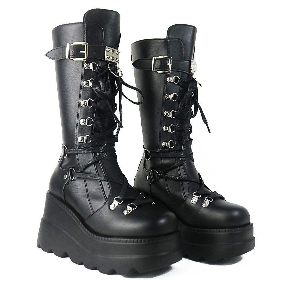 Funki Findz | Boots | Women's New Gothic Style Platform Boots