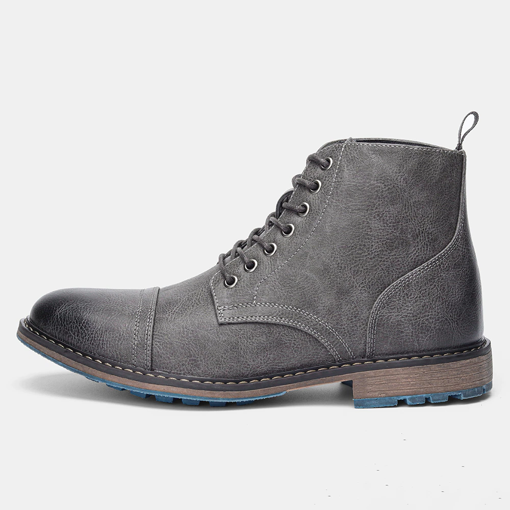 Funki Findz | Boots | Men's Faux Leather Smart Dress Boots