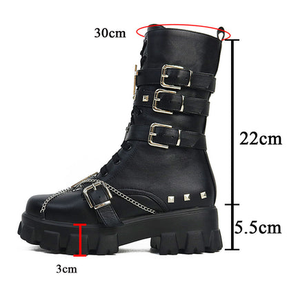 Funki Findz | Boots | Women's New Gothic Style Platform Boots