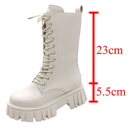 Funki Findz | Boots | Women's Gothic Punk Chunky Platform Boot