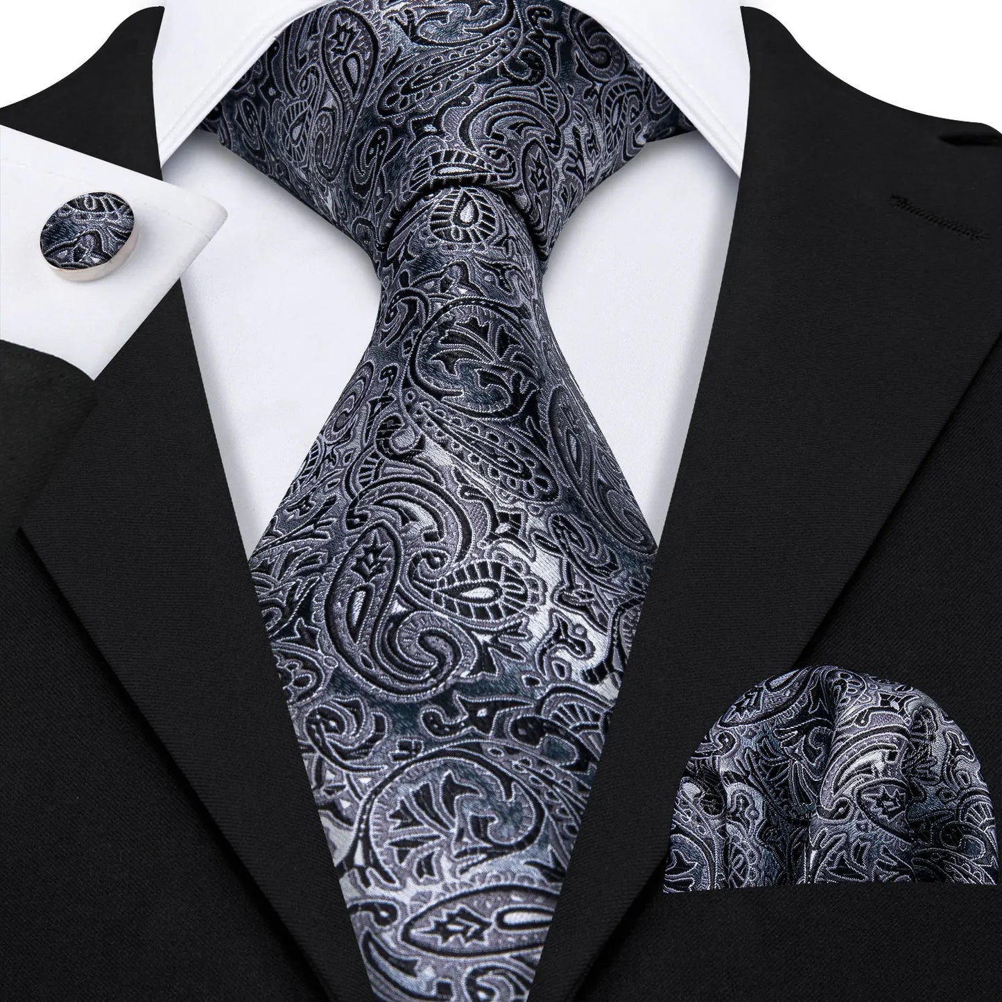 Funki Findz | Neckties | Men's Stylish Formal Silk Ties 3Pcs Sets