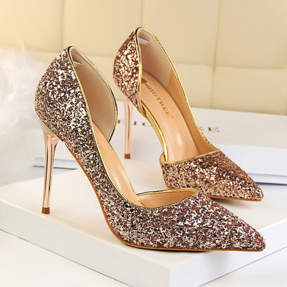 Funki Findz | Shoes | Women's Elegant Glitter Wedding Shoes