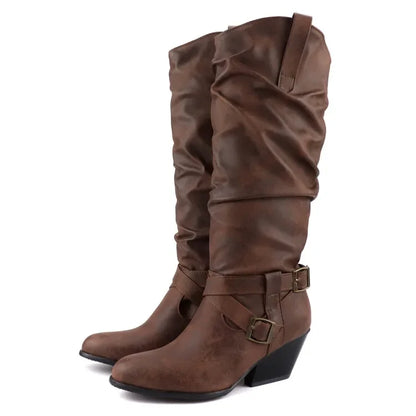 Funki Findz | Boots | Women's Faux Suede Western Style Boots