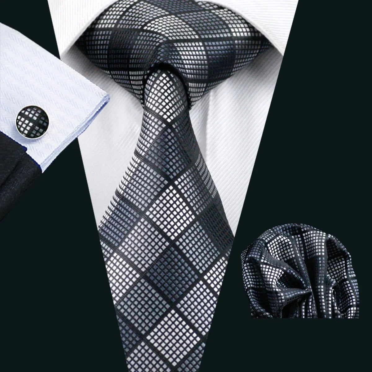 Funki Findz | Neckties | Men's Stylish Formal Silk Ties 3Pcs Sets
