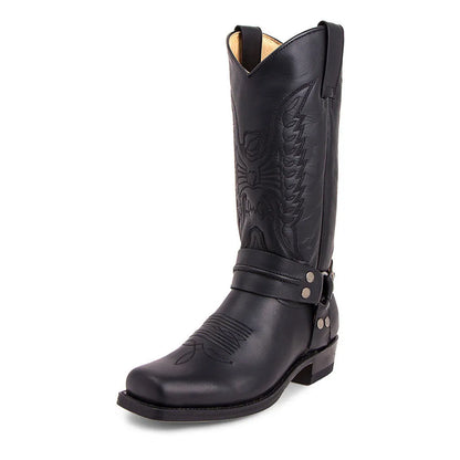 Funki Findz | Boots | Men's Embroidered Cowboy Pull On Boots