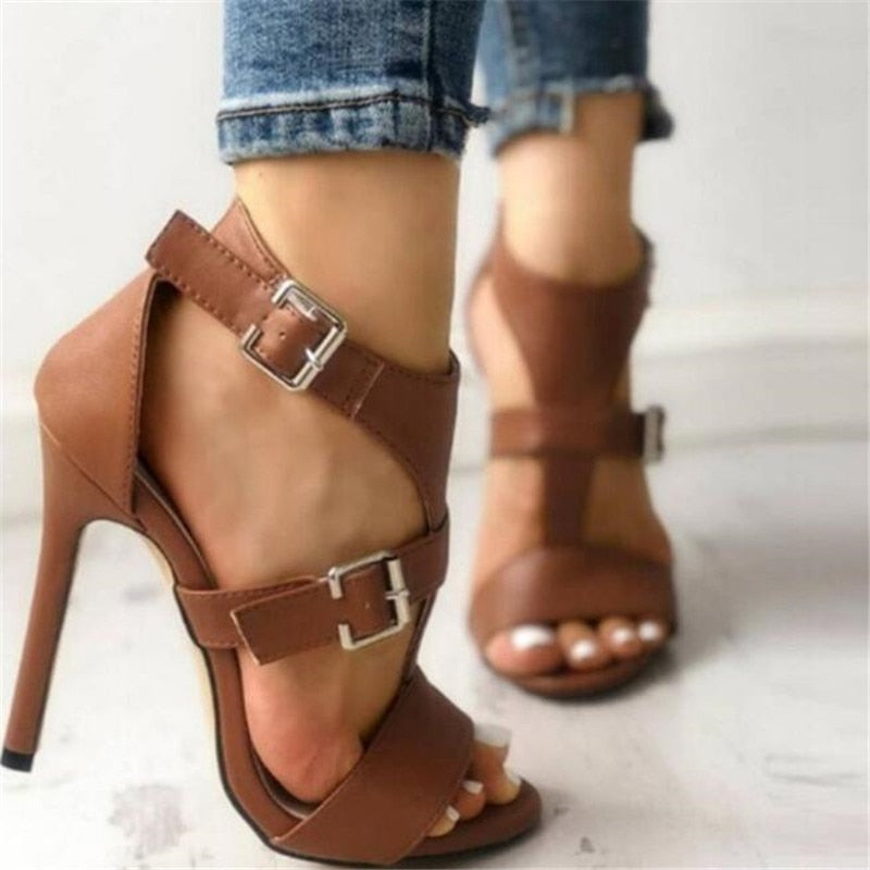 Funki Findz | Shoes | Women's Gladiator High Heel Stiletto Sandals
