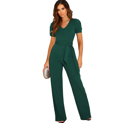 Funki Findz | Pants | Women's Elegant Wide Leg Dress Pantsuit
