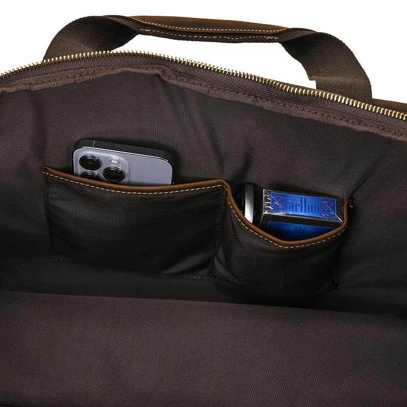 Funki Findz | Bags | Travel Bags | Men's Leather Overnight Bag