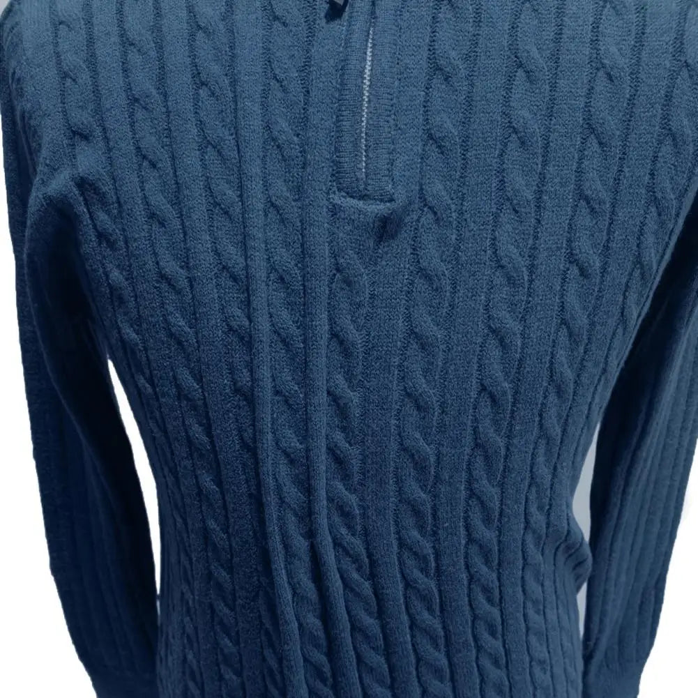Funki Findz | Sweaters | Men's Slim Mock Neck Knitted Pullovers