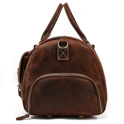Funki Findz | Bags | Travel Bags | Men's Leather Overnight Bag