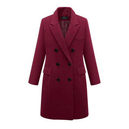 Funki Findz | Jackets | Women's Long Slim Wool Blend Coat