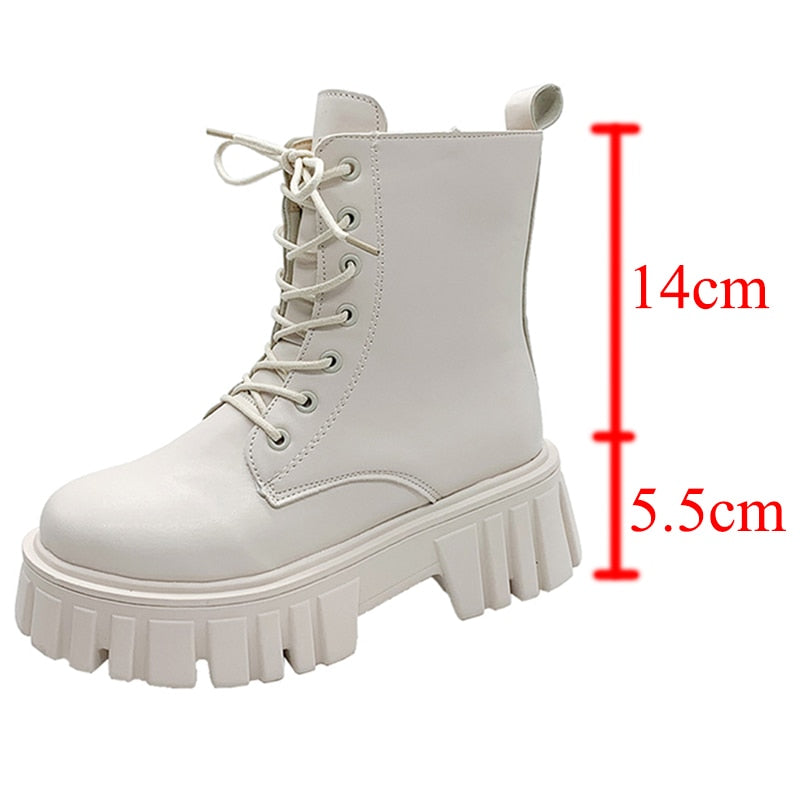 Funki Findz | Boots | Women's Gothic Punk Chunky Platform Boot