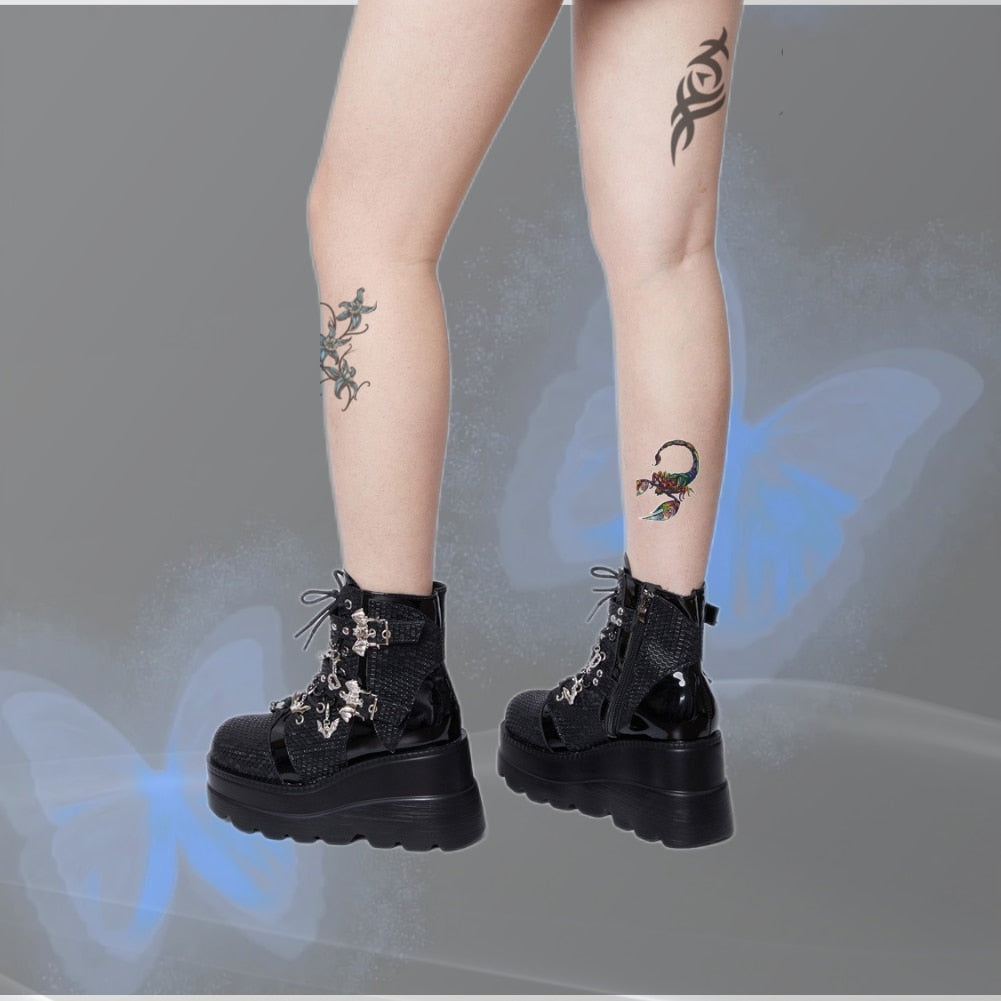 Funki Findz | Boots | Women's New Gothic Style Platform Boots