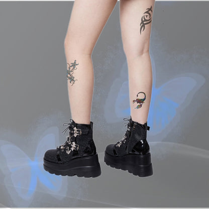 Funki Findz | Boots | Women's New Gothic Style Platform Boots