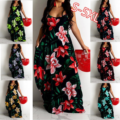 Funki Findz | Dresses | Women's Long Floral Summer Dresses