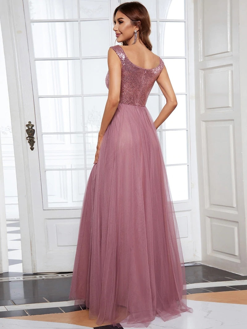 Funki Findz | Dresses | Women's Elegant Long Evening Dress