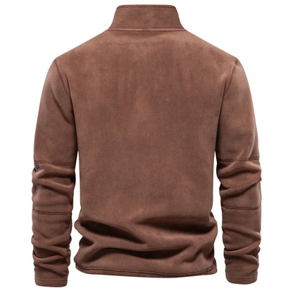 Funki Findz | Sweaters | Men's Warm Mock Neck Fleece Pullover