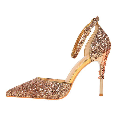 Funki Findz | Shoes | Women's Elegant Party Glitter Sandals