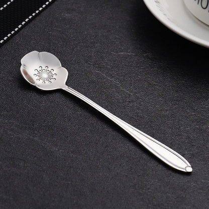 Funki Findz | Spoons | Vintage Gold Flower Coffee Spoons 8 Pcs