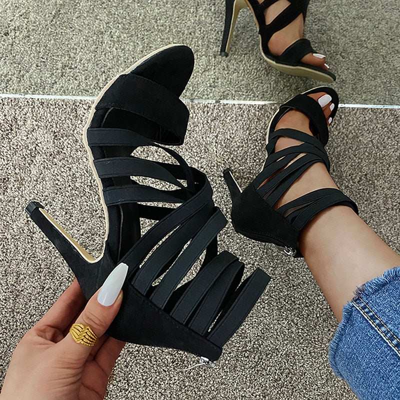 Funki Findz | Shoes | Women's Strappy High Heel Sandals