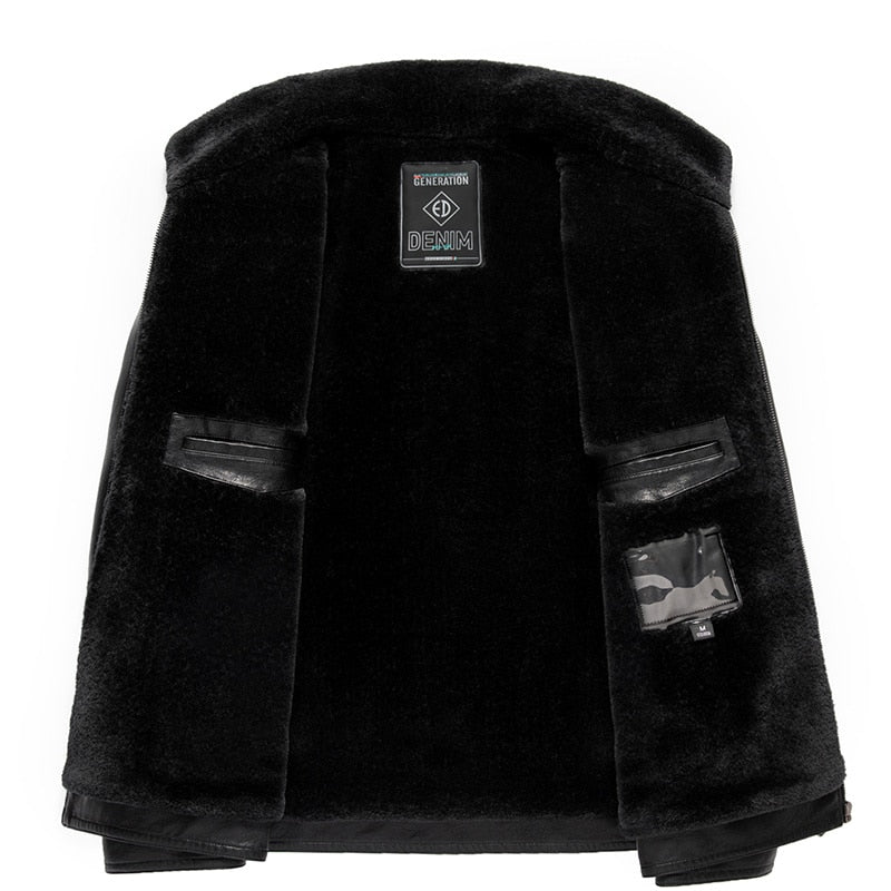Funki Findz | Jackets | Men's Real Leather Fleece Lined Jackets