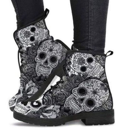 Funki Findz | Boots | Women's British Style Lace up Ankle Boots